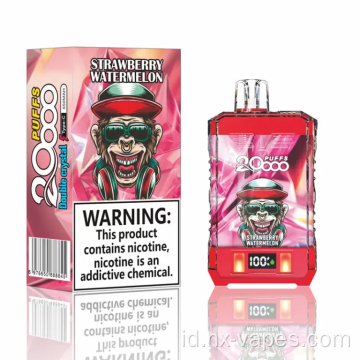 Bang king 20k puffs kristal vapes sekali pakai grosir